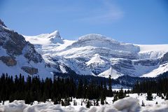 50 Saint Nicholas Peak, Wapta Icefield, Bow Glacier From Just After Num-Ti-Jah Lodge On Icefields Parkway